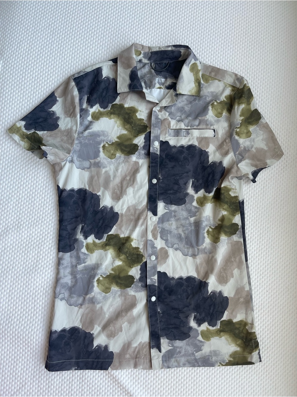 Target Men's Short Sleeve Button-Down Shirt - Olive, Gray, Black